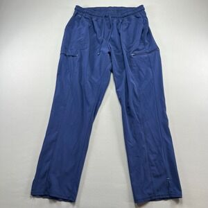Scrubstar Cargo Pants Womens XL Navy Blue Stretch Medical Uniform Drawstring